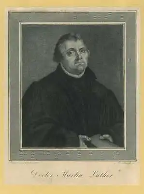 Portrait Of Martin Luther • $118.75