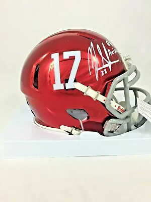 Mark Ingram Signed Alabama Chrome Mini Helmet Heisman 09 JSA Witness Ingram Holo • $169.99