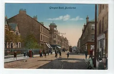 £5.95 • Buy GLASGOW ROAD, DUMBARTON: Dunbartonshire Postcard (C61735)
