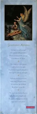 Guardian Angels Vintage Art Slim Print 12 X 36 • $48.77