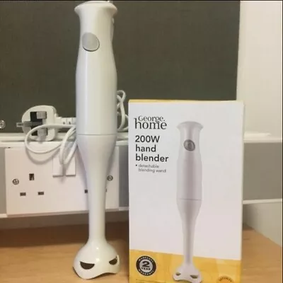 George Home 200W Hand Blender With Detachable Wand - USED - IN PERFECT CONDITION • £5