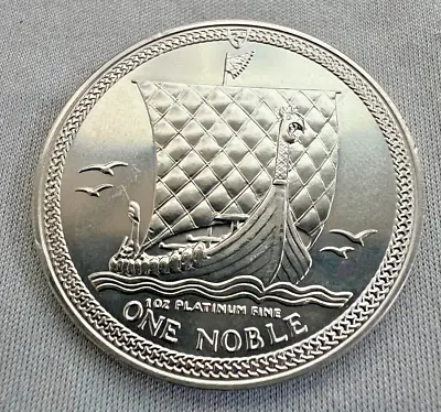 1985 Isle Of Man 1 Oz Fine Platinum One Noble Coin BU • $1495