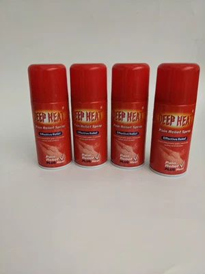 £15.89 • Buy Set Of 4 DEEP HEAT Pain Relief Spray 150ml