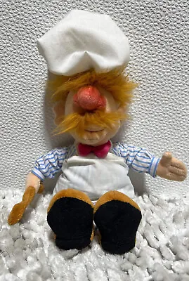 Disney Store The Muppets 9  Swedish Chef Beanie Plush  Soft Toy • £25.99