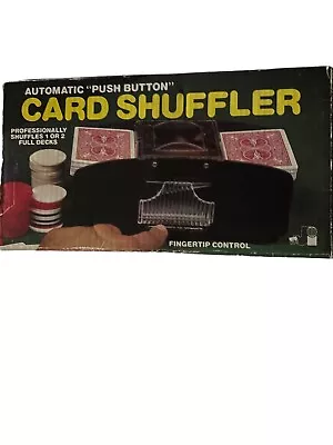 VTG 1987 Automatic Push Button Card Shuffler • $10