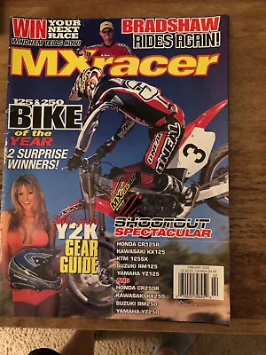 MX Racer Magazine February 2000 - Mike LaRocco Cover -  Motocross Supercross • $8