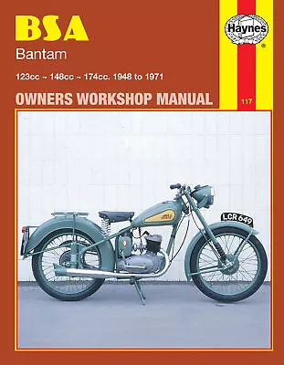 BSA Bantam; 123cc 148cc And 174cc 1948-1971 Haynes Workshop Manual • $64.95