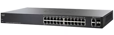 Cisco SG200-26FP 24 Port Gigabit Smart Switch + 2 Gigabit Combo 24 Full PoE • £275