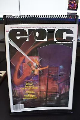 Epic Illustrated October 1984 Marvel Fantasy & Science-Fiction Magazine Galactus • $3.93