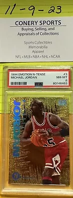 Michael Jordan 1994-95 Skybox Emotion N-Tense Complete PSA Graded Set • $1195.95