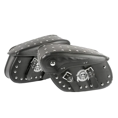 $109.99 • Buy Motorcycle Side Saddle Bags For Yamaha V-Star XVS 650 1100 Custom Silverado US