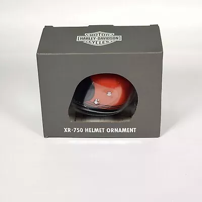 Harley Davidson XR-750 Helmet Christmas Tree Ornament Orange HDX-99281 Brand New • $12.99