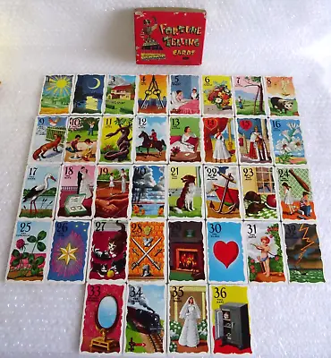 FORTUNE TELLING CARDS WHITMAN VINTAGE COMPLETE SET IN BOX W/ DIRECTIONS Neocurio • $53