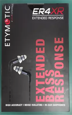 Etymotic Research ER4XR Extended Response Precision Matched In-Ear Earphones • $177