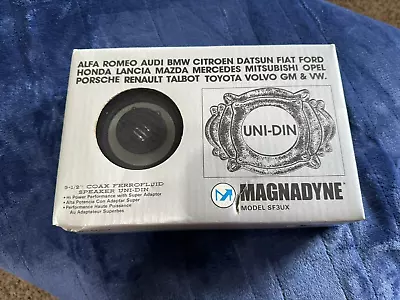 Magnadyne 3-1/2 Coax Ferrofluid Speaker Uni-Din SF3UX • $17.50