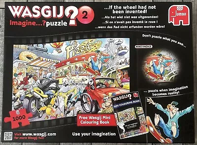 Wasgij Imagine 3 ‘Slumber Party!’ 1000 Piece Jigsaw Puzzle Complete SEE DETAILS • £3.99