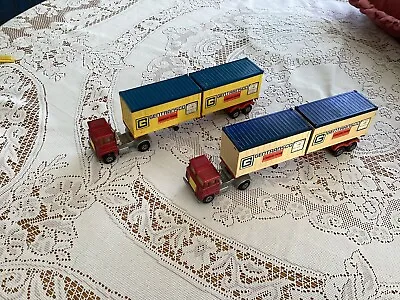 £12.50 • Buy 2 X Matchbox Scammell Tractor Unit Each With 2 Containers
