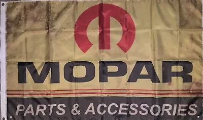 MOPAR Vintage HUGE Flag..Classic Car Show Man Cave Garage Shed • $26.50