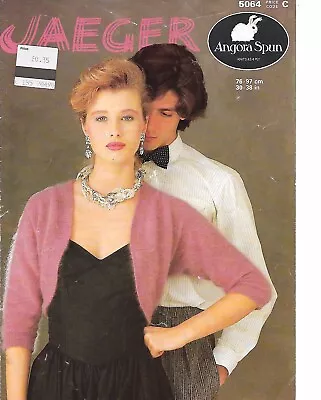 282 Vintage Knitting Pattern Jaeger Bolero 30/38 In • £1.99