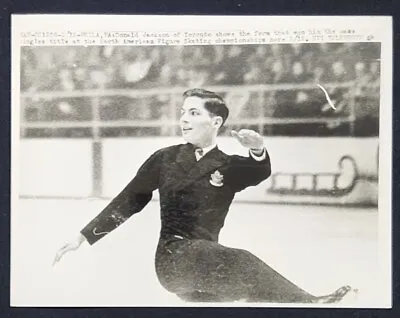 Donald Jackson Wins Men's Singles Figure Skating Championshipl Press Photo 1961 • $7.98