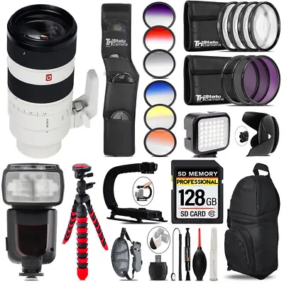 Sony FE 70-200mm F/2.8 GM OSS II Lens + LED Light -128GB Kit Bundle • $2492.99