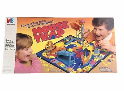 Vintage Mouse Trap 1986 Milton Bradley Board Game Complete Needs New Rubber Band • $25