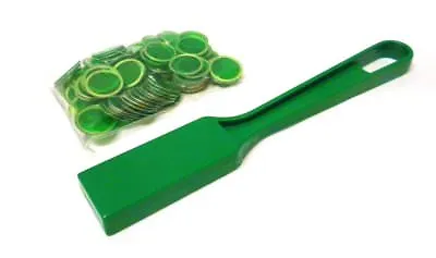 Green Bingo Magnetic Wand And Bag Of 100 Magnetic Bingo Chips Set • $9.95