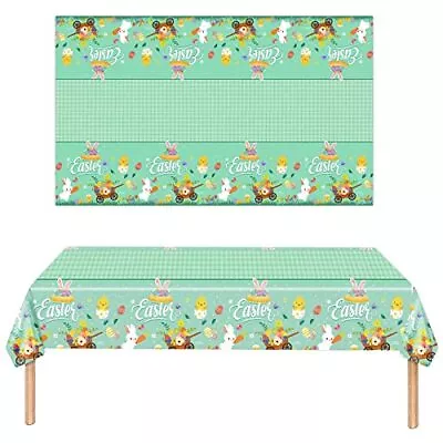 Easter Table Cloth 1 Pieces Easter Table Clothes Waterproof Reusable • £10.99