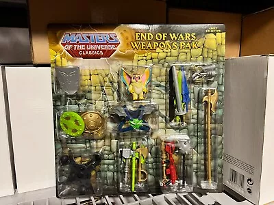 Mattel MOTU Classics End Of Wars Weapons Pak With Mailer Box • $55