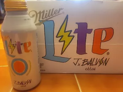 Miller Lite Limited Edition J Balvin Aluminum Beer Bottle • $4.99