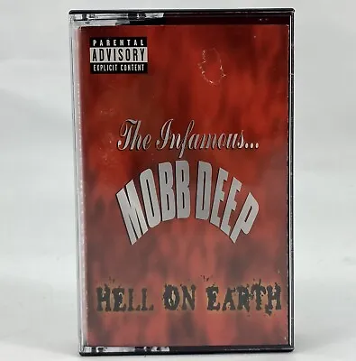 MOBB DEEP HELL ON EARTH 1996 Cassette EXC Album Hip Hop Thug Rap Loud USA • $55