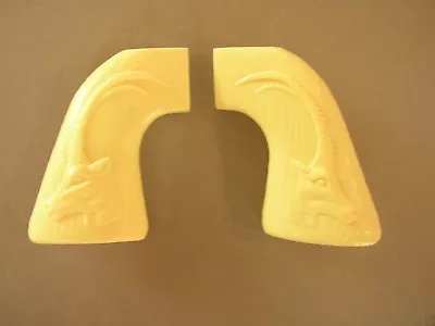 Mattel Fanner 50 Gazelle Plastic Replacement  ( Ivory )   Gun Grips • $26.50