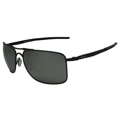 Oakley OO 4124-02 Polarized Gauge 8 L Matte Black Prizm Iridium Lens Sunglasses • $133.74