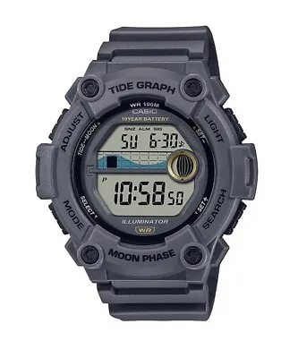 New Casio WS1300H-8AV Moon/Tide Graph 100 Meter WR 10 Year Battery 3 Alarms • $24.99