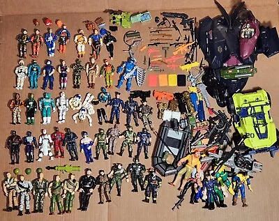 Vintage Hasbro GI Joe Mega Lot (Figures Vehicles Weapons Parts Etc) • $63