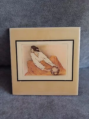 R.C. Gorman Navajo Indian Artist Decorative Ceramic Tile Artwork Pottery Keeper  • $24