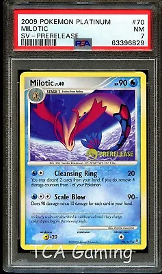 PSA 7 NEAR MINT Milotic 70/147 PreRelease PROMO Pokemon Card 829 • $19.99