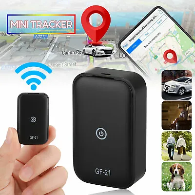 GF21 Magnetic GSM Mini GPS Tracker Real Time Tracking Locator Device For Car UK • £18.99