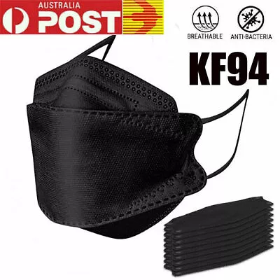 200Pcs KF94 Face Masks 4 Layer Filter Protective Comfortable Face Mask Cover AU • $9.49