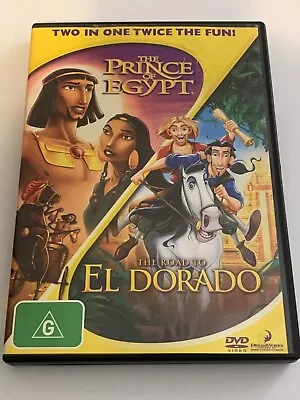 The Prince Of Egypt / The Road To El Dorado - DVD Region 4 - *Pre-Owned* • $11.95