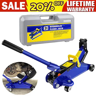 Heavy Duty 2 Ton Effortless Hydraulic Low Profile Floor Trolley Jack Car Garage • $51.40