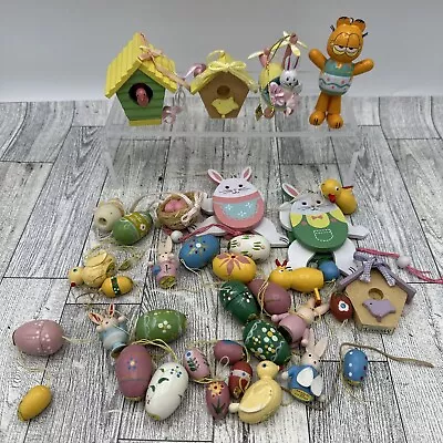 Vintage Easter Tree Ornaments Mixed Lot Garfield Midwest Imports Taiwan • $17.99