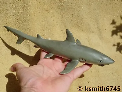 £5.95 • Buy AAA 25cm TIGER SHARK Firm Plastic Toy Wild Zoo Sea Marine Animal Fish * NEW 💥