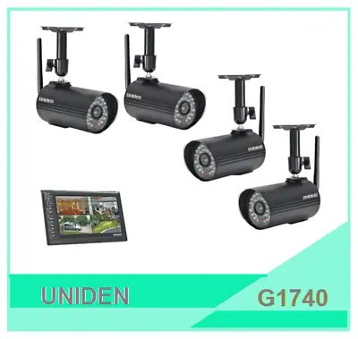 Uniden G1740 Digital Wireless Surveillance System (4 Camera Pack) • $659.90