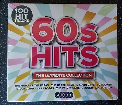 Various Artists : 60s Hits: The Ultimate Collection CD Box Set 5 Discs (2018) • £4.18