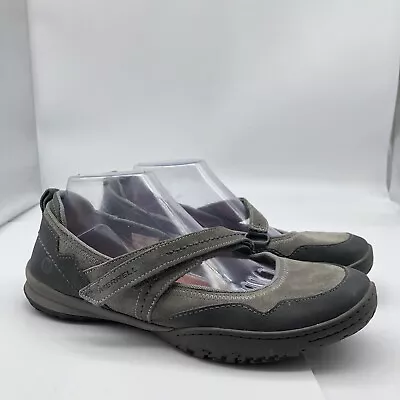 Merrell Circuit MJ Canteen Mary Jane Womens 9.5 Shoes Gray Strap Slip On • $21.74