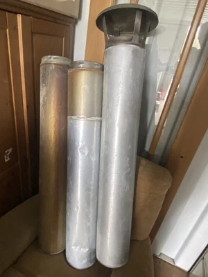 £50 • Buy 6” Twin Wall Flue Pipe 3x 720mm Lengths