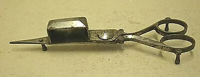 £65 • Buy Antique Silver Plated Sarcophagus Candle Snuffers - Well Used Period Item (SP8)
