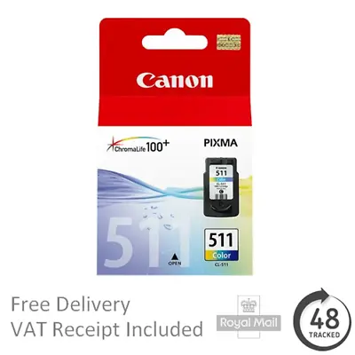 £20.95 • Buy Original Canon PG510 & CL511 / PG512 & CL513 Ink Cartridges For Pixma IP-2700