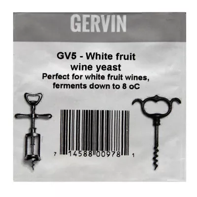£3.49 • Buy Wine Yeast-homebrew-Gervin-Lalvin-Turbo-Fruit Wine-Red Wine-Sparkling-Champagne